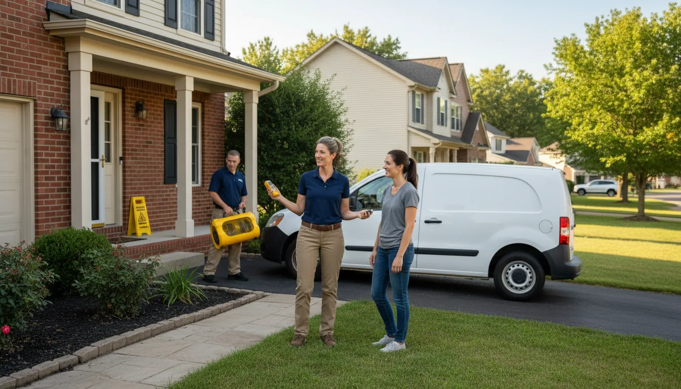 Water restoration image for Home Water Damage Repair in Edison, NJ